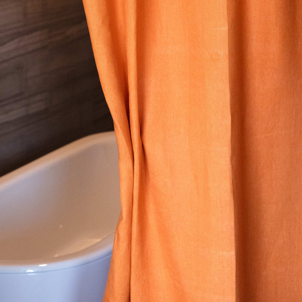 100% hemp shower curtain