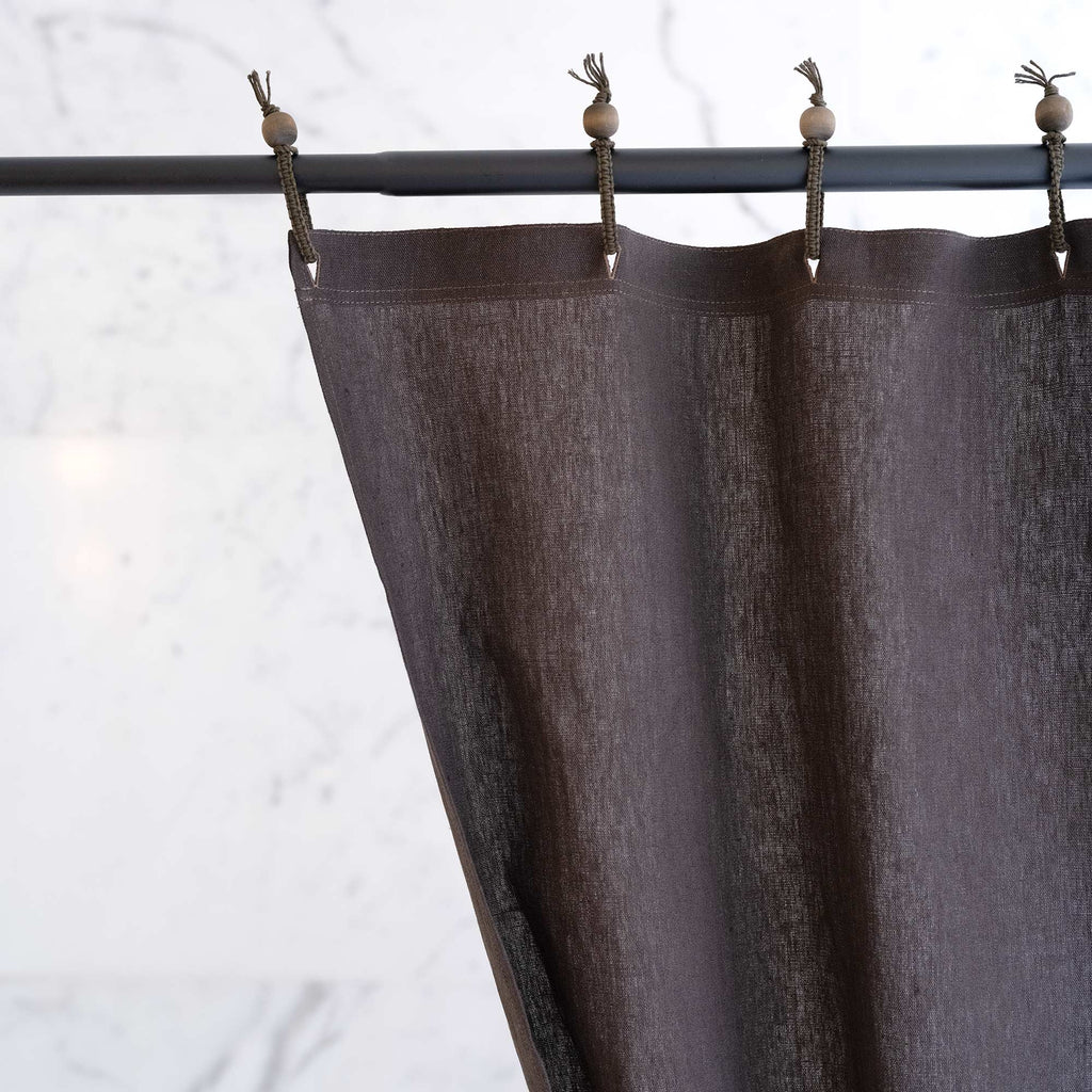 non-toxic hemp shower curtain