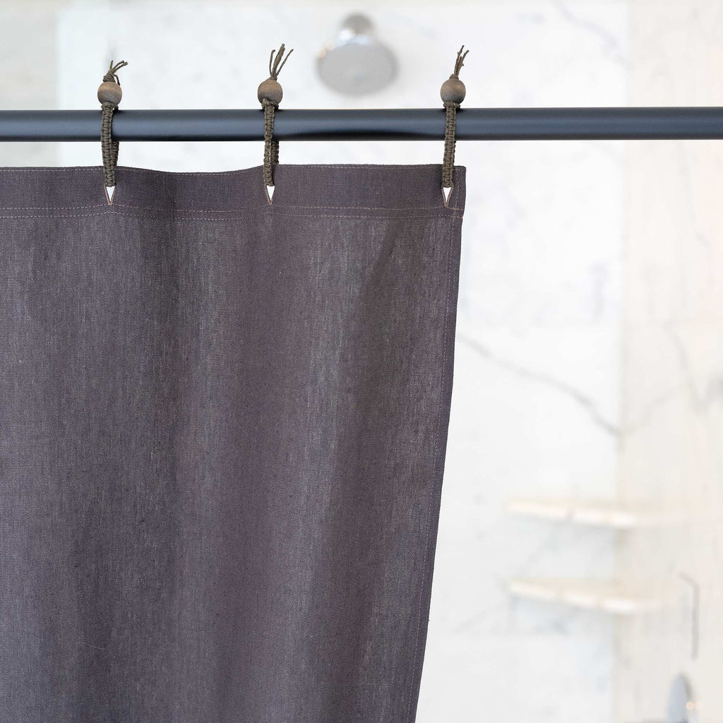 hemp shower curtain no plastic
