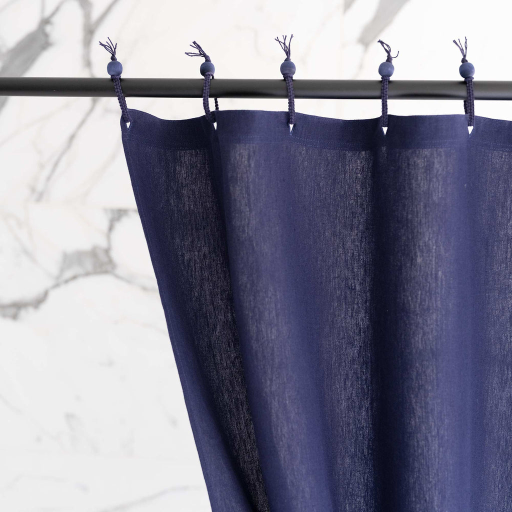 pic-free hemp shower curtain