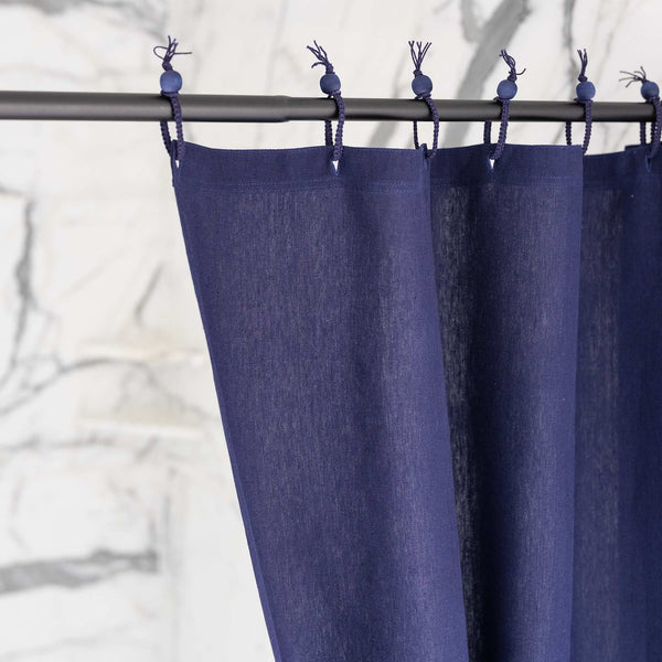 MONTEBELLO Organic Hemp Shower Curtain (73.5" x 72")