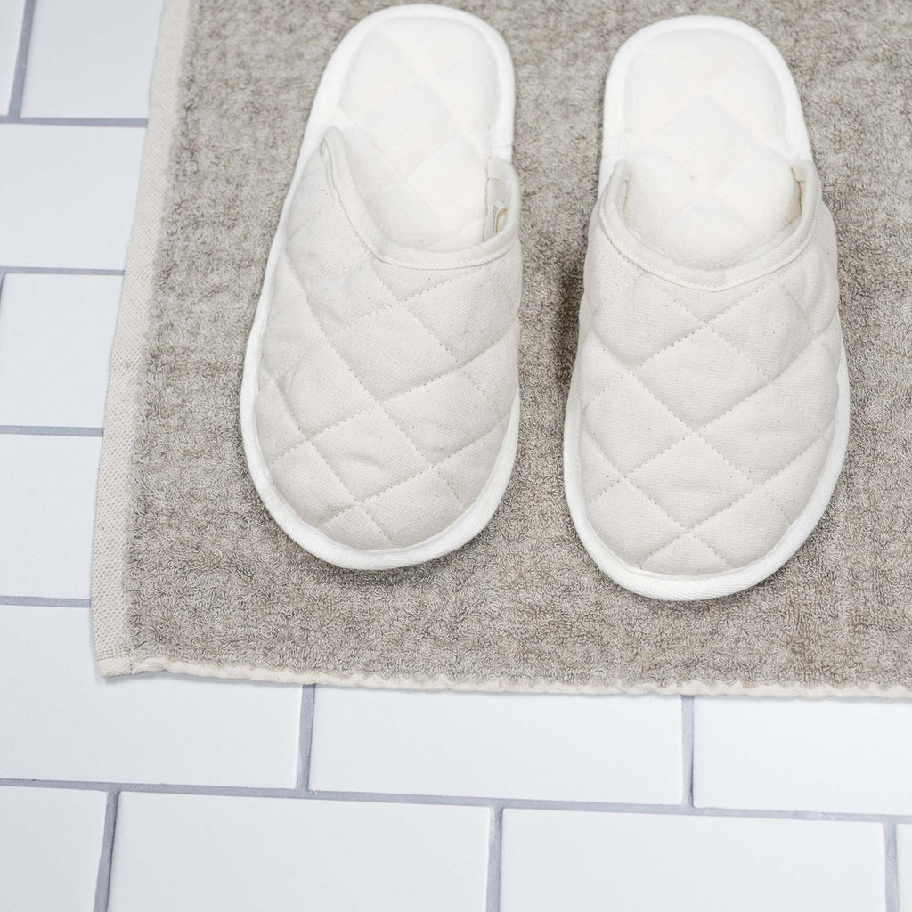 organic linen bathmat