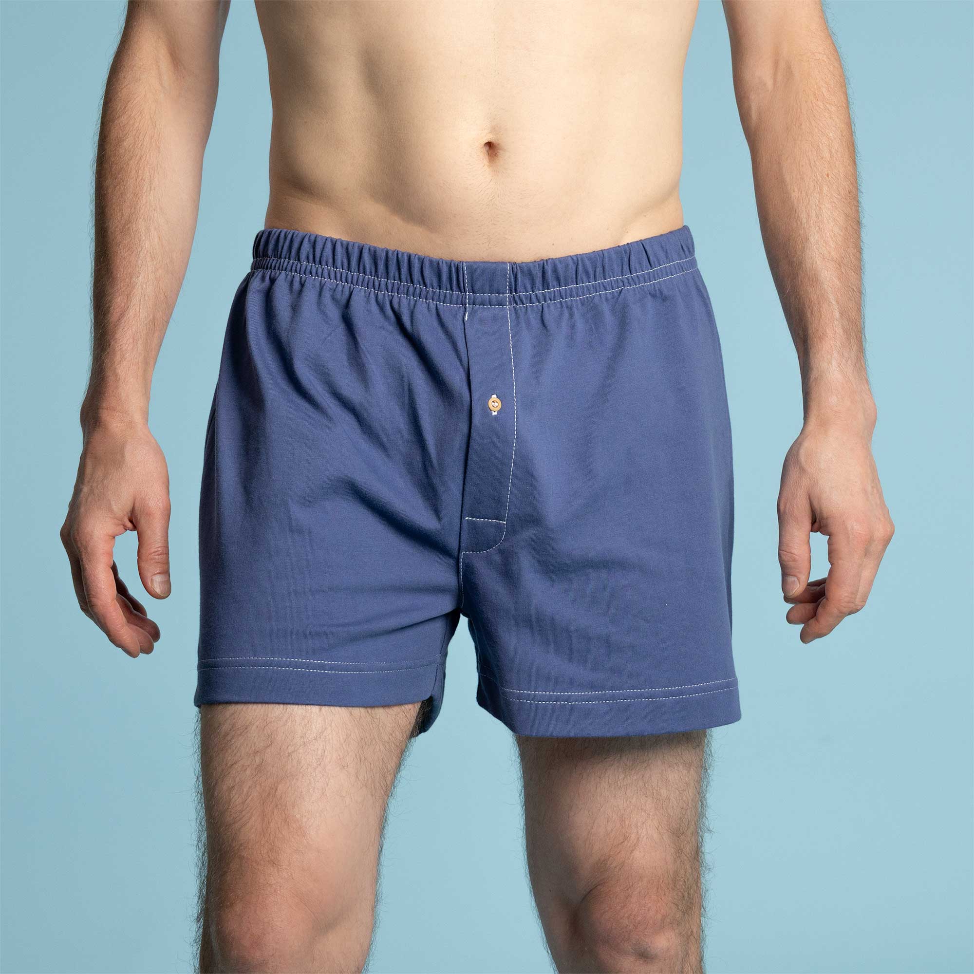 Jersey Knit Boxer Briefs for Men