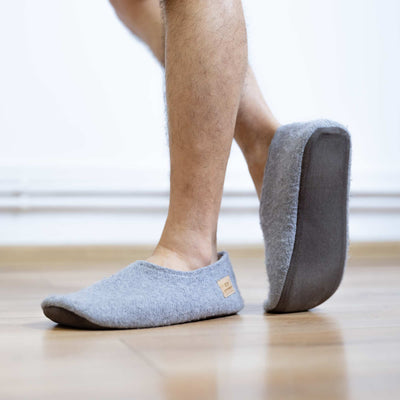Organic merino slippers