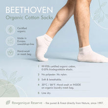 Load image into Gallery viewer, organic cotton no-show socks