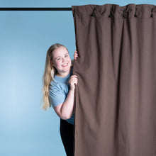 Load image into Gallery viewer, 100% organic cotton blackout curtains