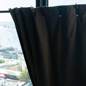 100% organic cotton blackout curtain plastic-free