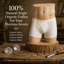 Load image into Gallery viewer, 100% organic cotton underwear for men without polyester without plastic