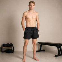 Load image into Gallery viewer, hemp fitness shorts plastic-free