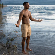 Load image into Gallery viewer, organic linen shorts with no polyester no plastic