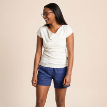 Load image into Gallery viewer, 100% organic linen beach shorts polyester-free