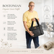Load image into Gallery viewer, linen duffel bag