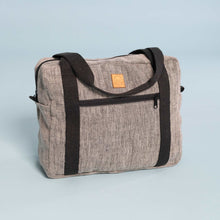 Load image into Gallery viewer, organic linen duffel bag plastic-free