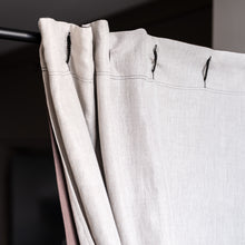 Load image into Gallery viewer, organic linen blackout curtain