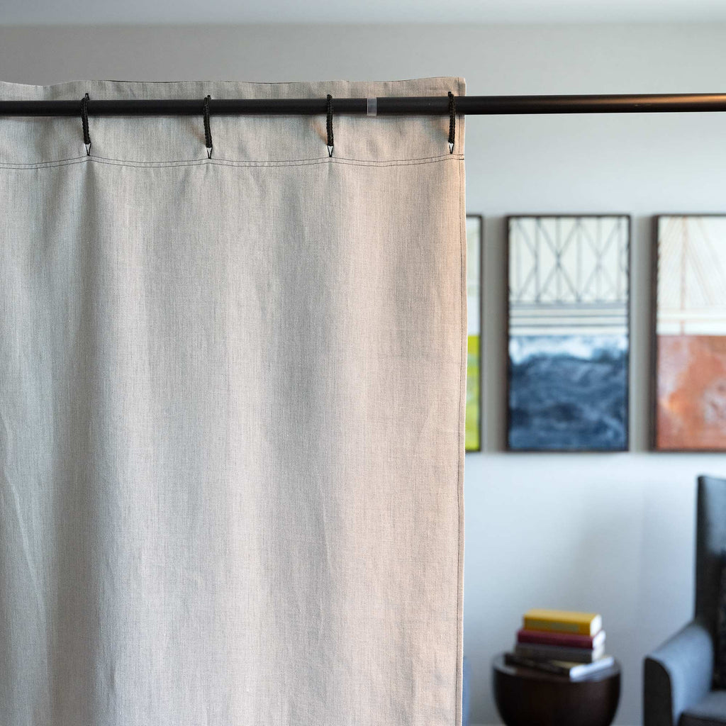 plastic-free blackout curtain