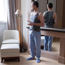 Load image into Gallery viewer, 100% organic cotton lounge pants polyester-free