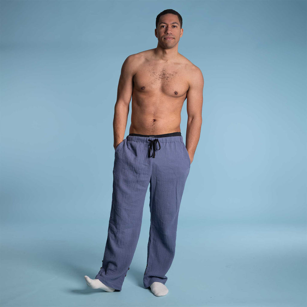 organic cotton gauze lounge pants