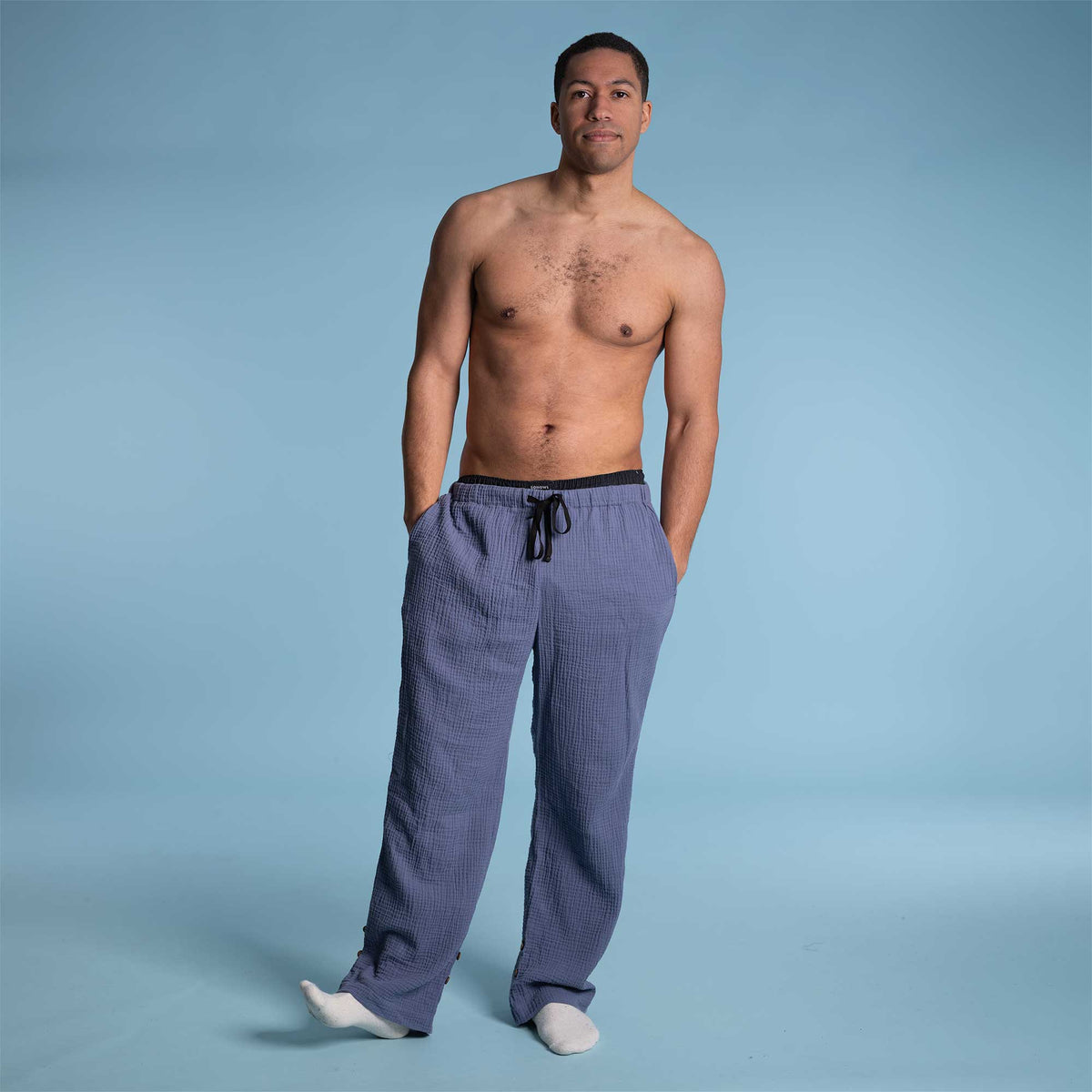 100% Organic Cotton Double-Gauze Lounge Pants (Unisex