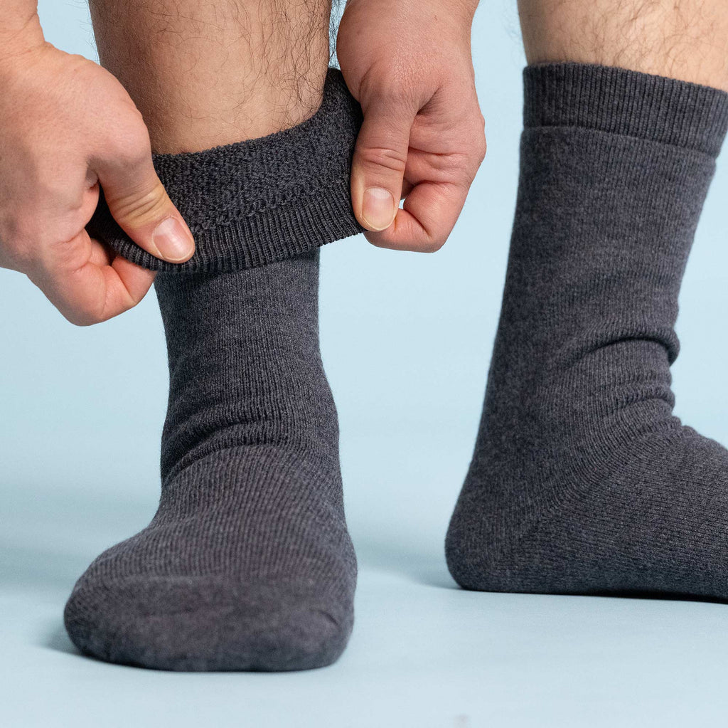 thick warm organic merino wool socks