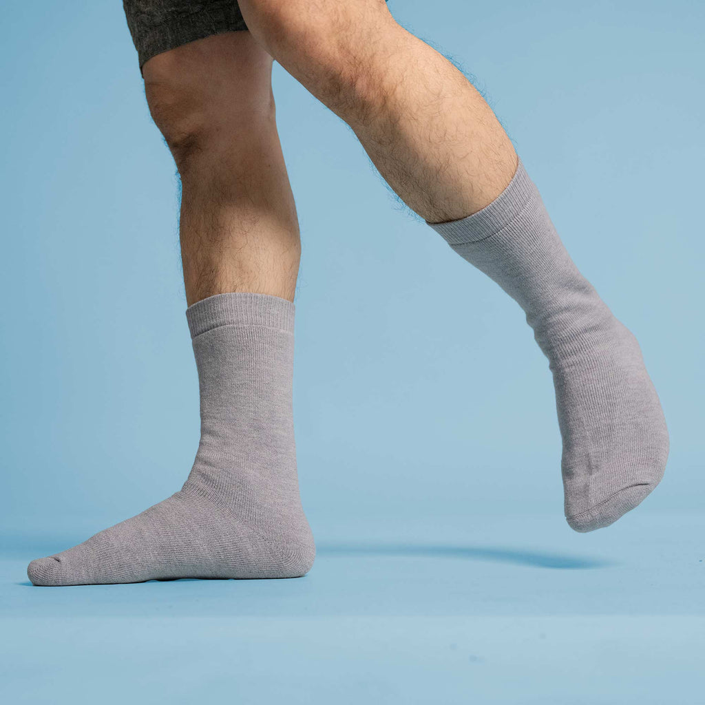 warm certified organic merino wool socks