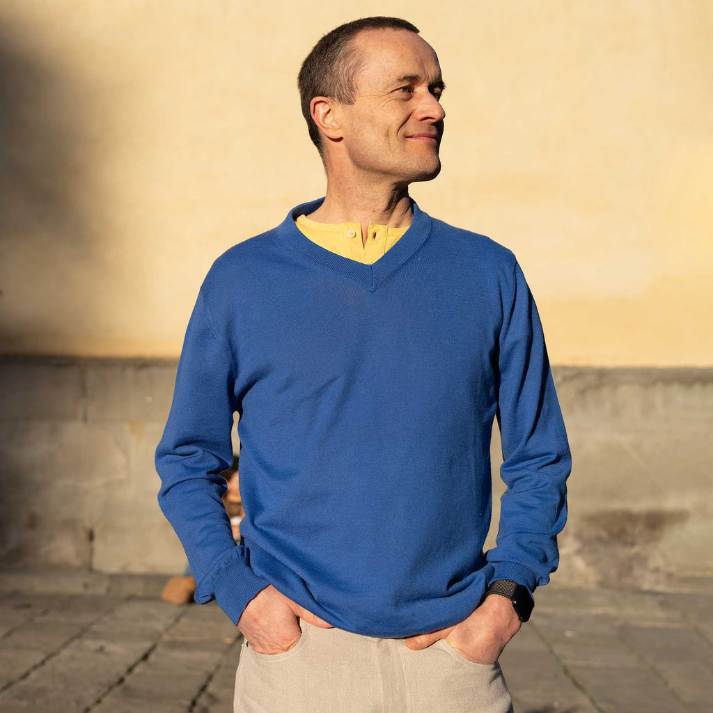 plastic-free organic merino wool sweater