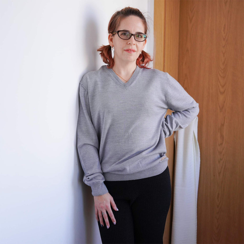 100% organic merino wool sweater