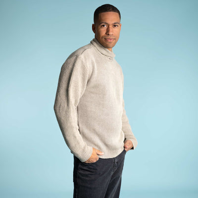 organic flax linen sweater