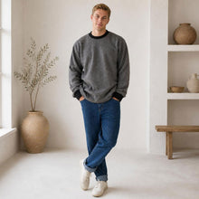 Load image into Gallery viewer, organic cotton fleece sweatshirt plastic-free polyester-free