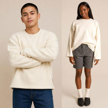 Load image into Gallery viewer, 100% organic cotton sweatshirt plastic-free