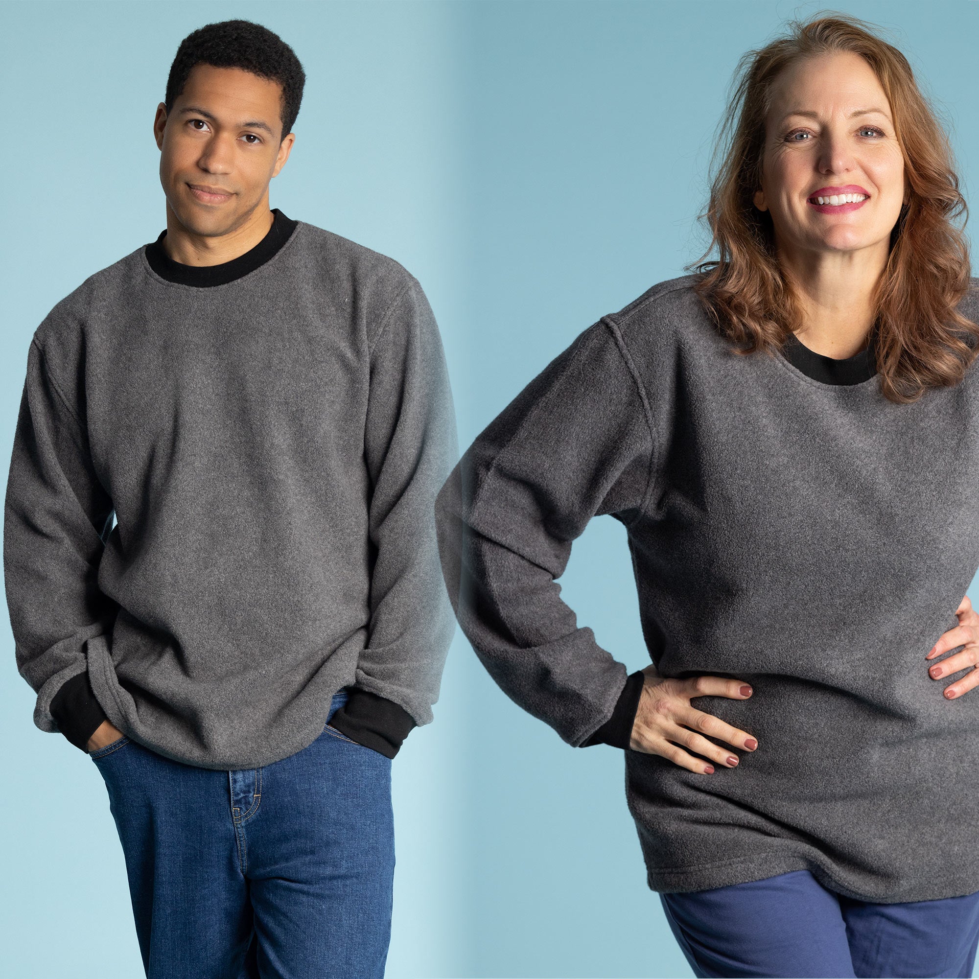 100% Organic Cotton Fleece Crewneck Sweatshirt (Unisex) – Rawganique