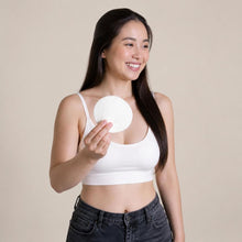 Load image into Gallery viewer, 100% organic merino wool modesty nipple pads 100% biodegradable