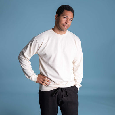 100% organic cotton long-sleeve t-shirt made in usa