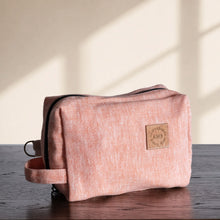 Load image into Gallery viewer, organic linen Dopp kit toiletries bag