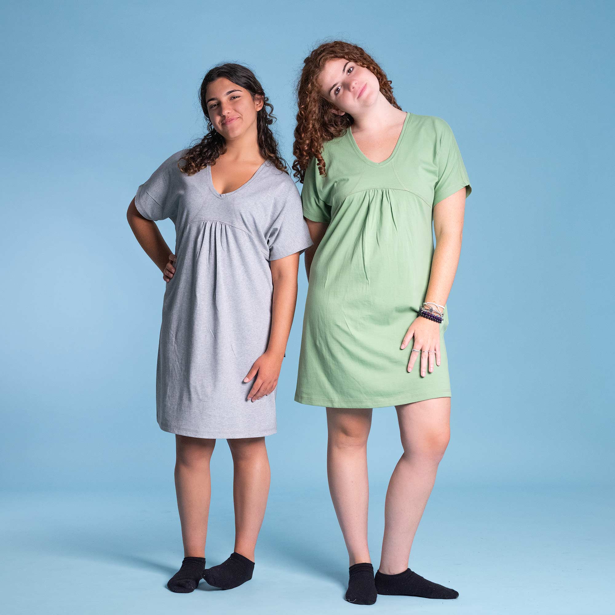 100% Organic Cotton Nightgown Lounge Dress, Chemical-Free Rawganique 100% Organic Cotton Nightgown Lounge Dress, Chemical-Free Rawganique