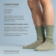 Load image into Gallery viewer, 100% cotton socks elastic-free