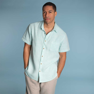 100% hemp short sleeve shirt