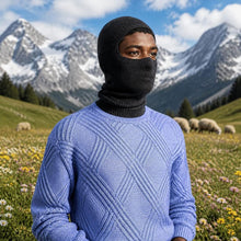 Load image into Gallery viewer, plastic-free 100% certified organic merino wool balaclava warm