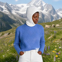Load image into Gallery viewer, plastic-free 100% certified organic merino wool balaclava polyester-free