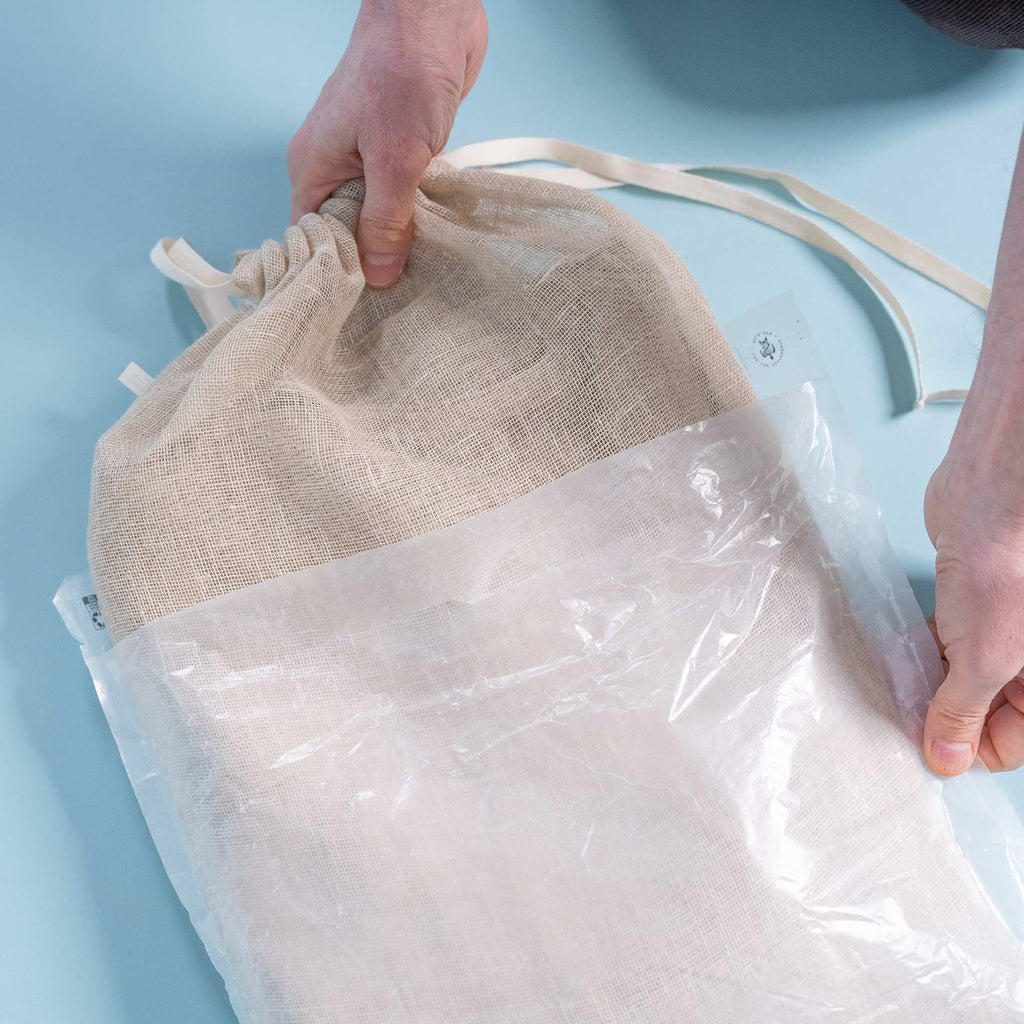 plastic-free organic linen towels