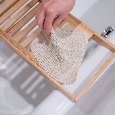 organic hemp scrub cloth