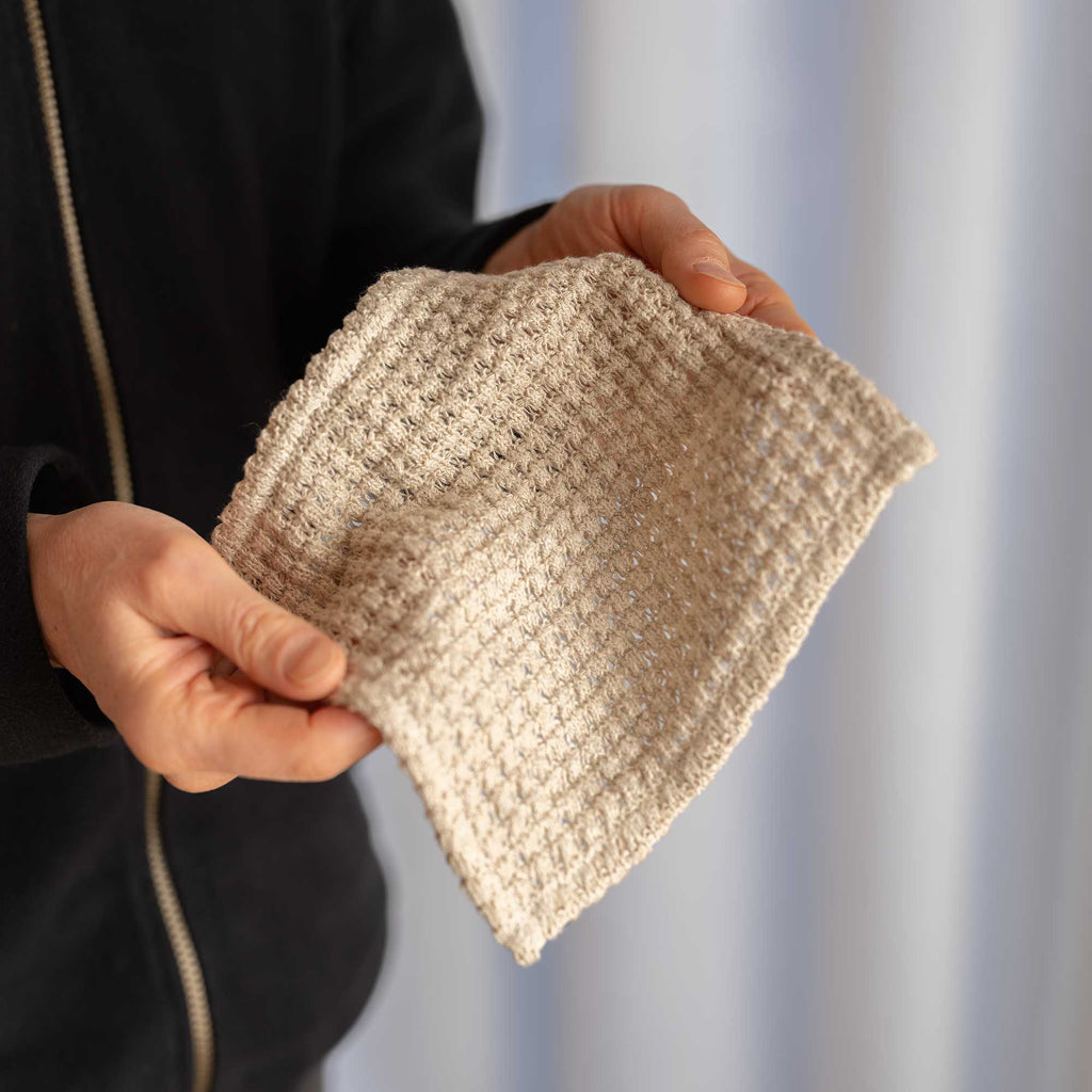 hemp knit wash cloth