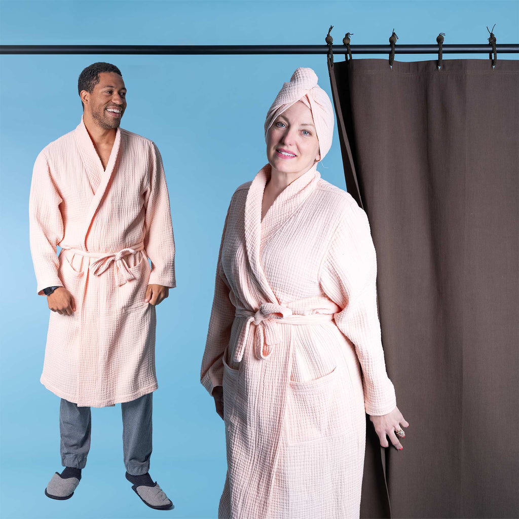 100% organic cotton bathrobe