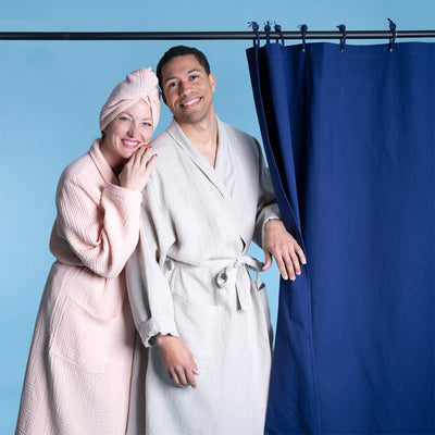 100% organic cotton curtain plastic-free