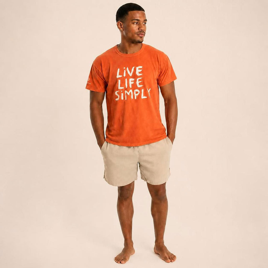 hemp running shorts plastic-free