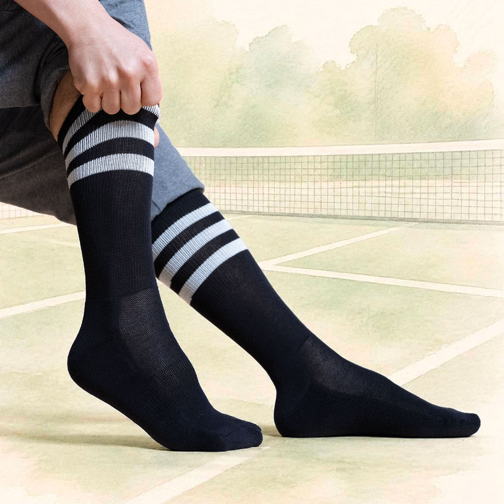 organic cotton tennis socks