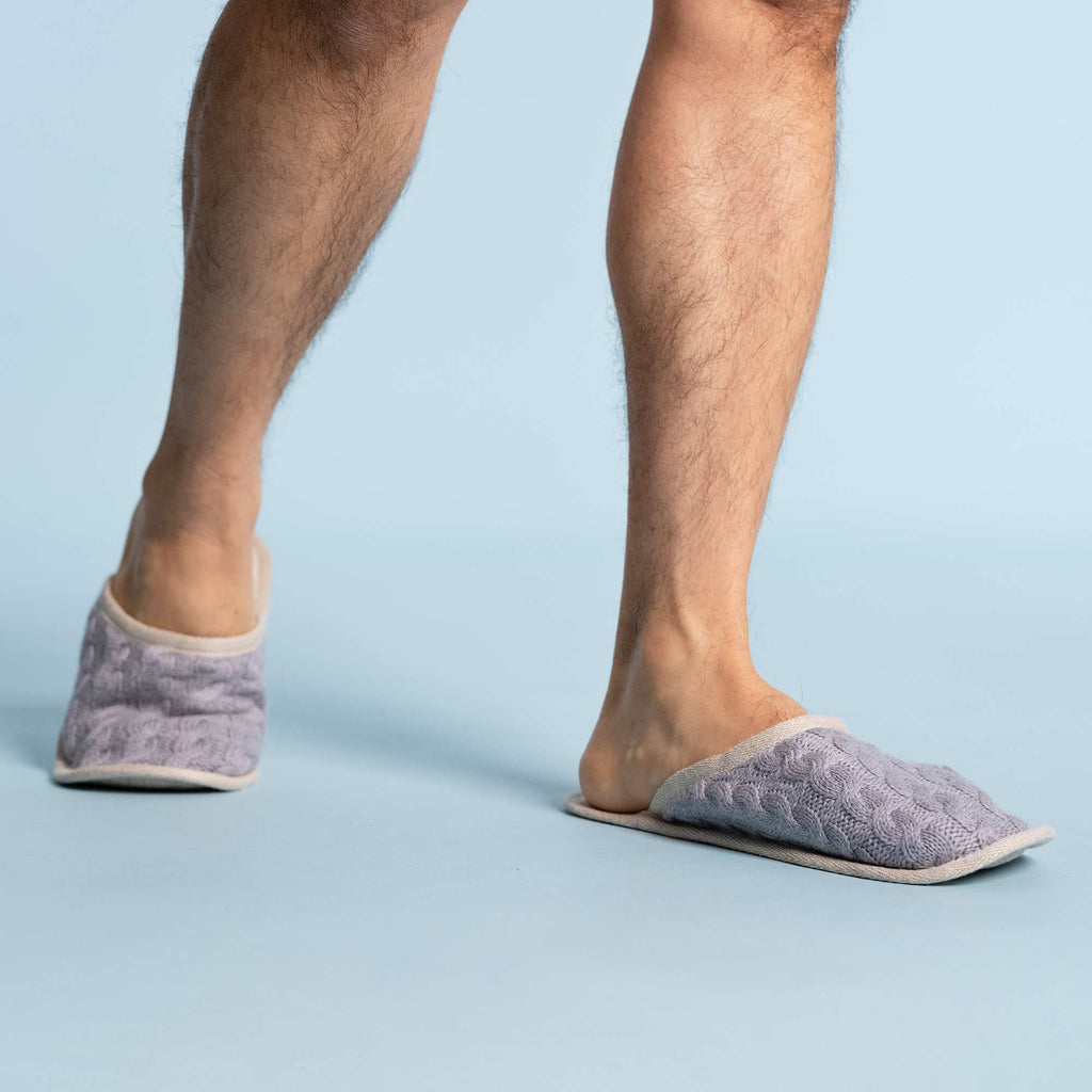 warm organic merino wool house slippers