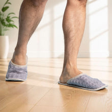 Load image into Gallery viewer, organic merino wool house slippers cozy and warm plastic-free polyester-free