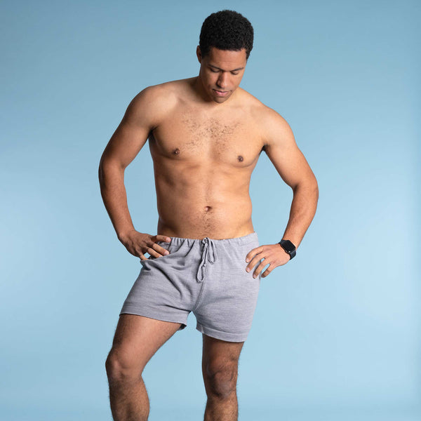 Elastic-Free 100% Organic Merino Wool Boxers Underwear No Synthetics ...