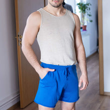Load image into Gallery viewer, plastic-free 100% certified organic merino workout shorts