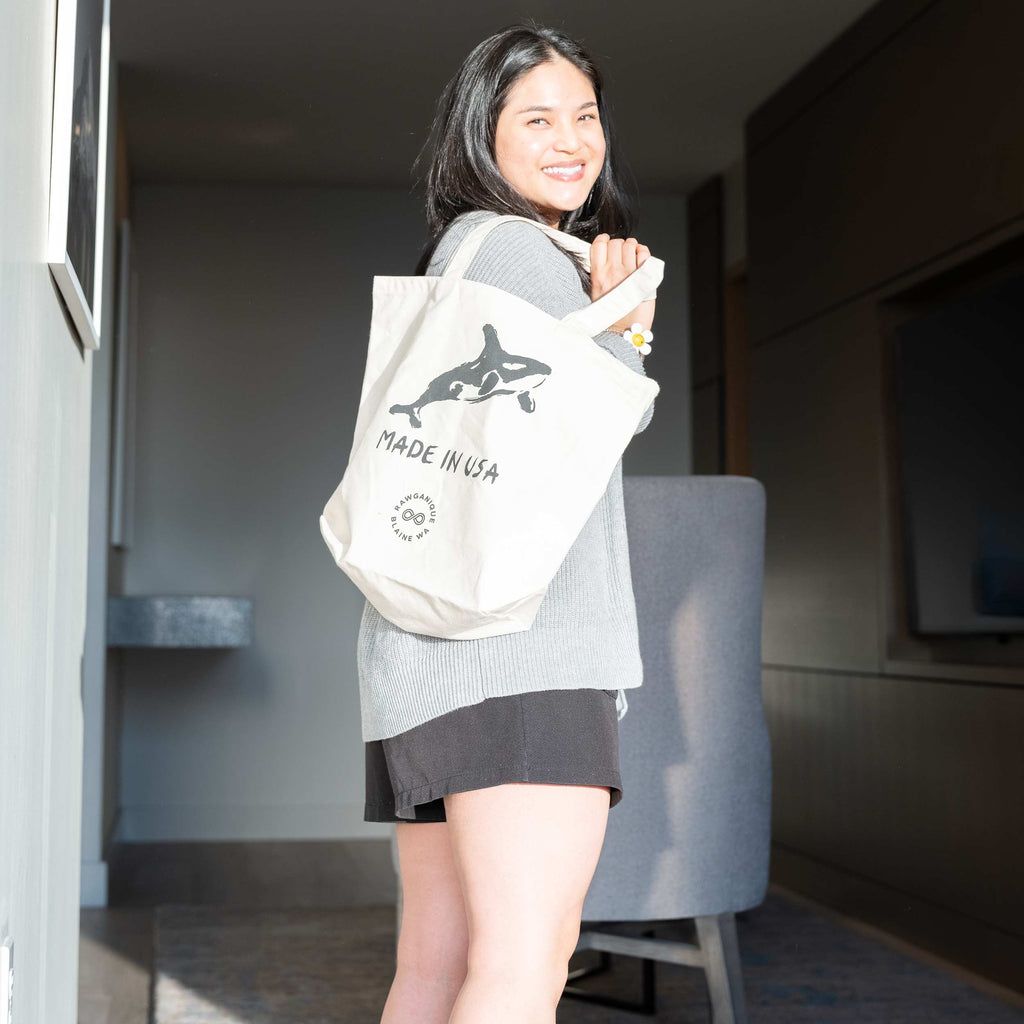 100% organic cotton bag made in usa